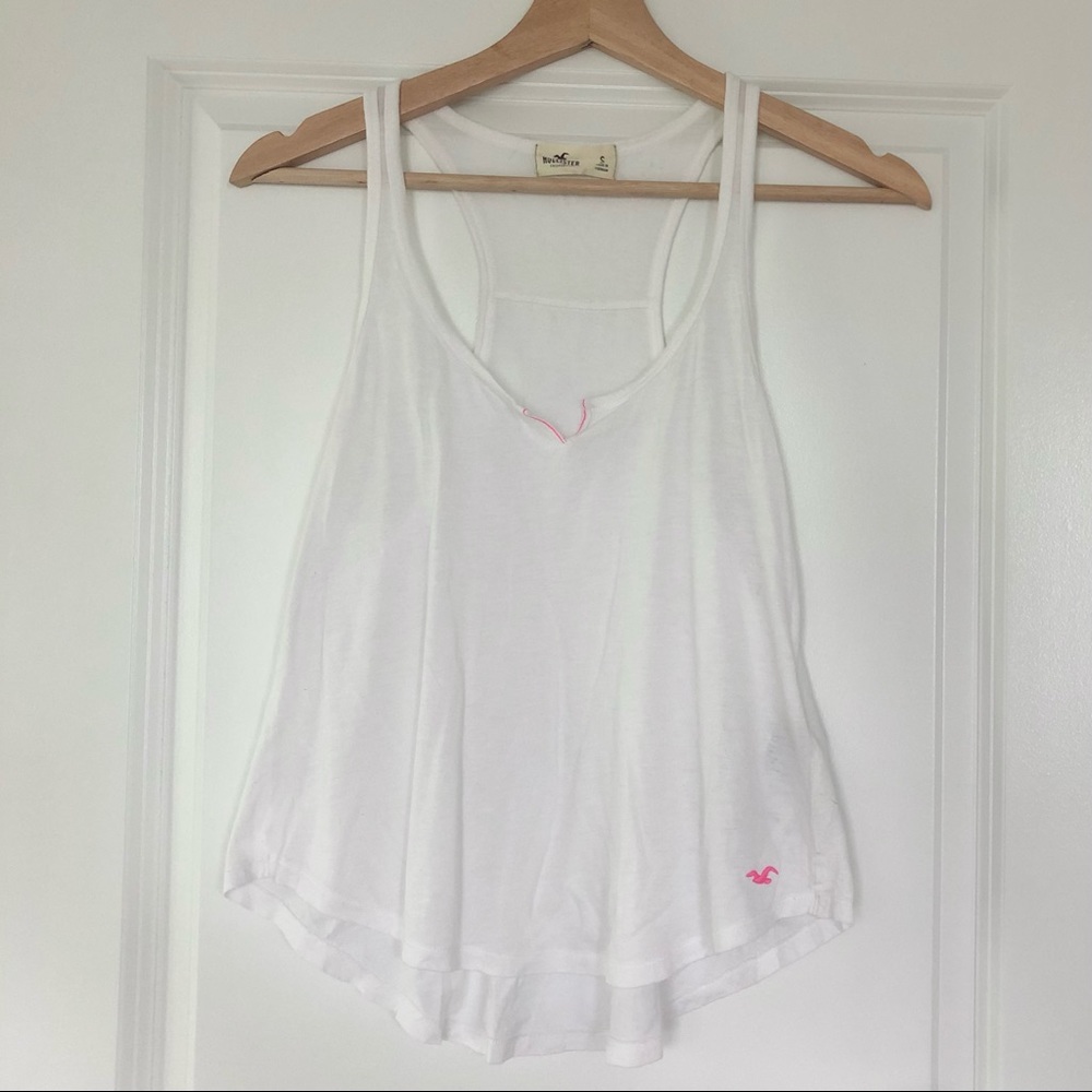 Holister White Tank Top